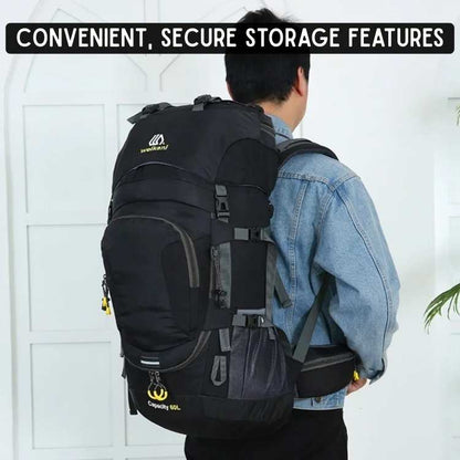 Large Waterproof Hiking Backpack