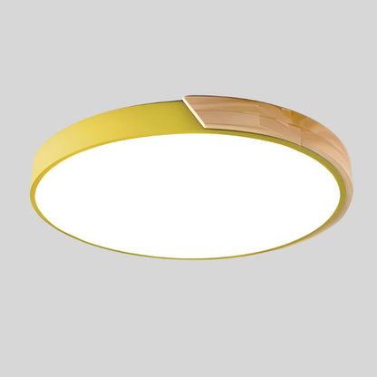 Simple Round LED Ceiling Fixture Slim Flush Mount