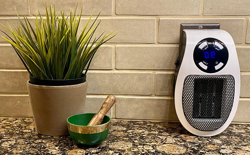 Compact Electric Space Heater with Remote Control