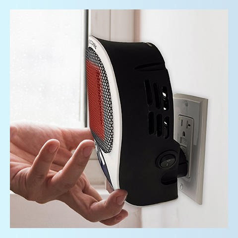 Compact Electric Space Heater with Remote Control