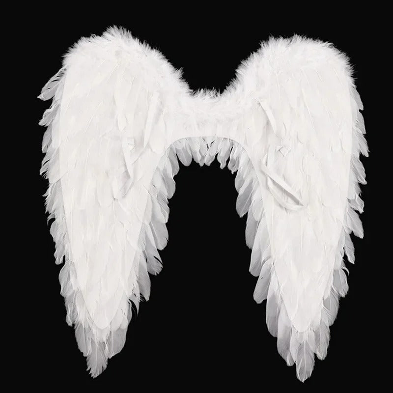 Deluxe Feather Costume Wings for Halloween Cosplay Parties - Halri