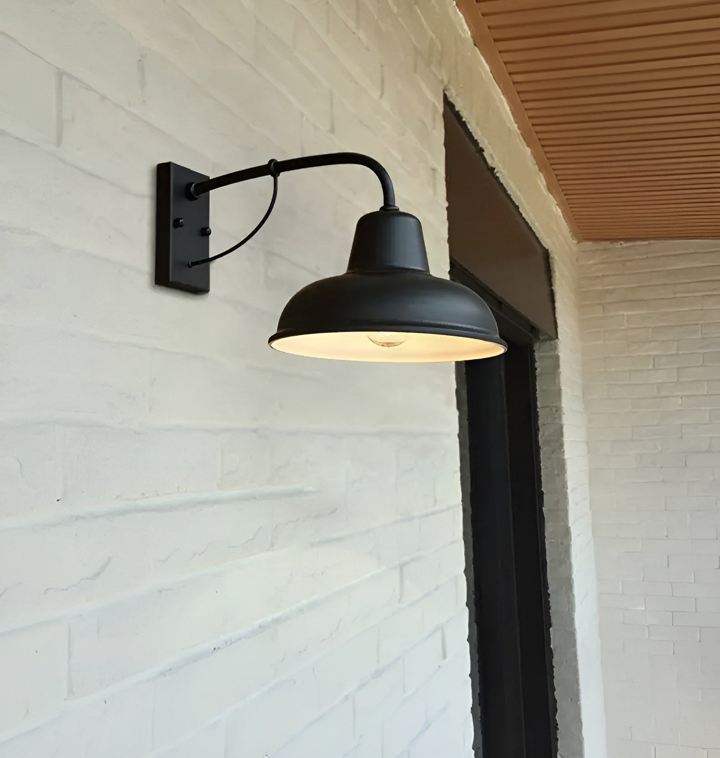 Rustic Metal Outdoor Wall Light - Halri