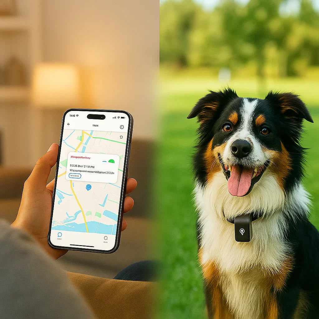Pet GPS Tracking Collar with Real Time Location Alerts