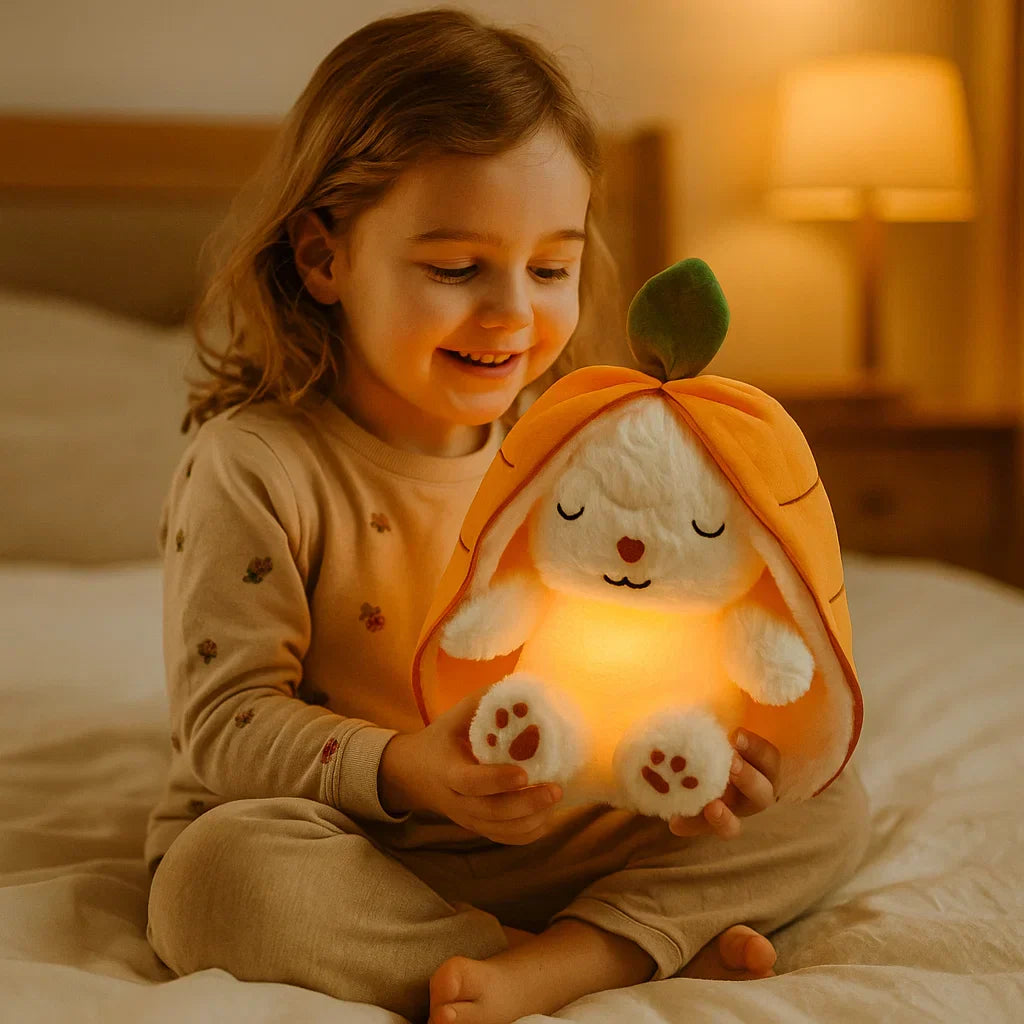Cuddly Orange Rabbit Soft Toy - Halri