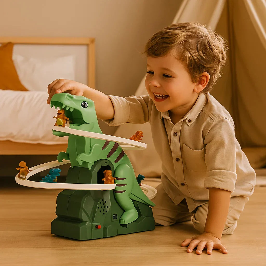 Fun Dino Roller Coaster Slide - Halri