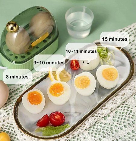 Easy Electric Egg Cooker for Home and Outdoor Use