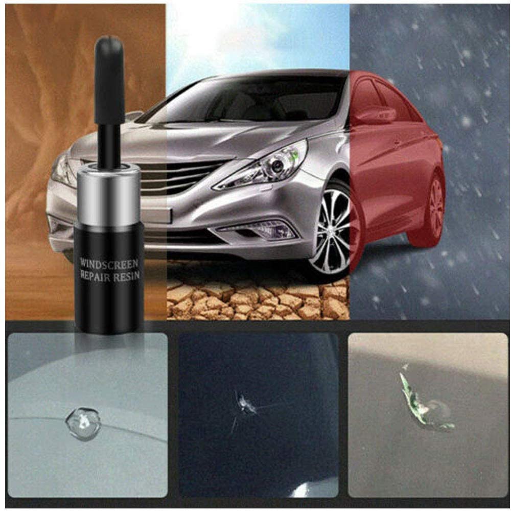 Fast Windshield Crack and Scratch Fix Kit