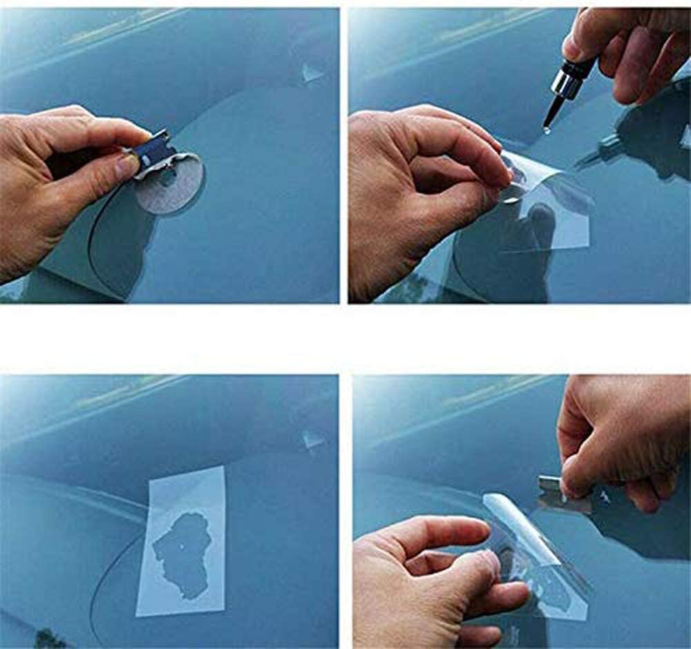 Fast Windshield Crack and Scratch Fix Kit
