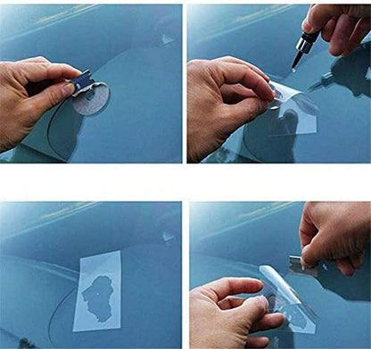 Fast Windshield Crack and Scratch Fix Kit