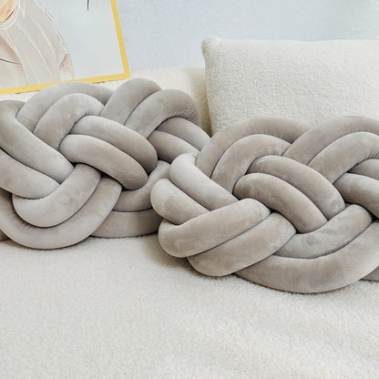 Plush Cloud Pillow with Button Detail