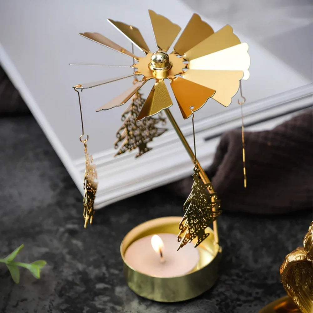 Rotating Candle Holder Display