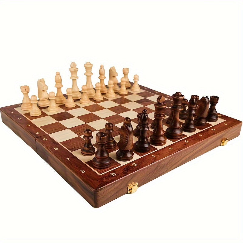 Traditional Wood Chess Game Set for Home Use - Halri