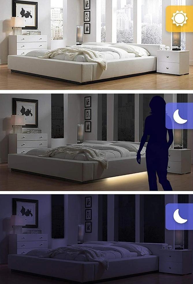Automatic LED Bedside Night Light with Motion Sensor