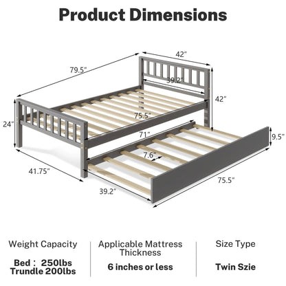 Space Saving Twin Size Bunk Bed