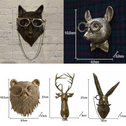 Rustic Antler Deer Wall Decor