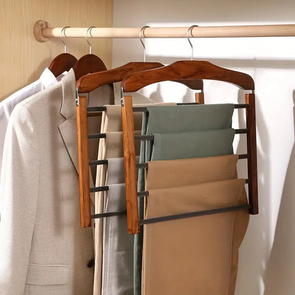 Space Saving Closet Pants Hanger Organizer Bar - Halri