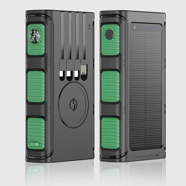 Compact Solar Charged Power Bank
