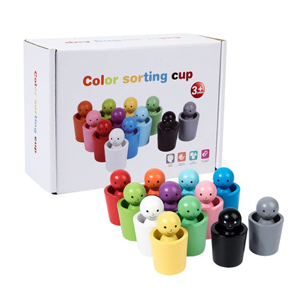 Halri | Bright Colorful Sorting Cups - Halri
