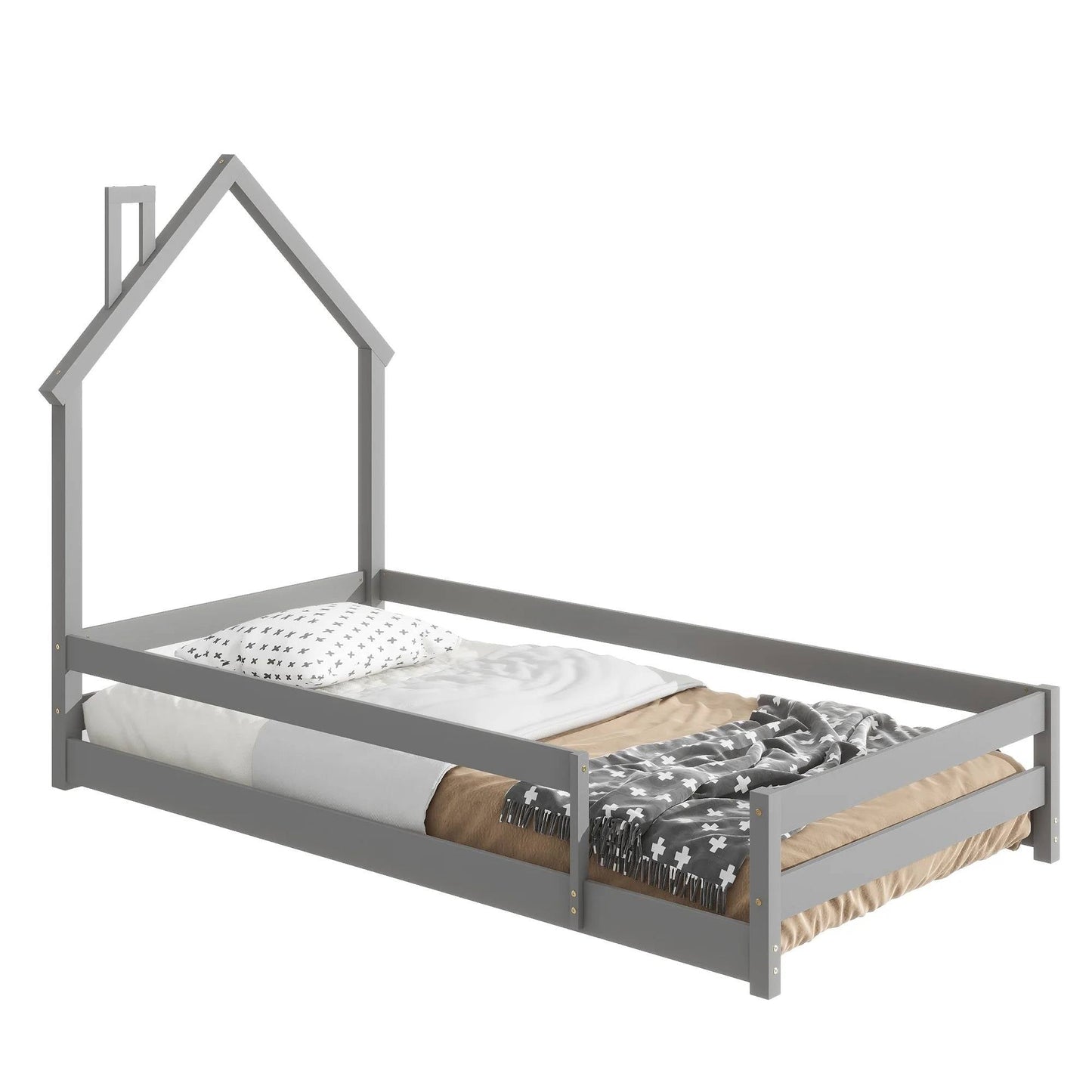 Low Profile Twin Size Mattress Bed