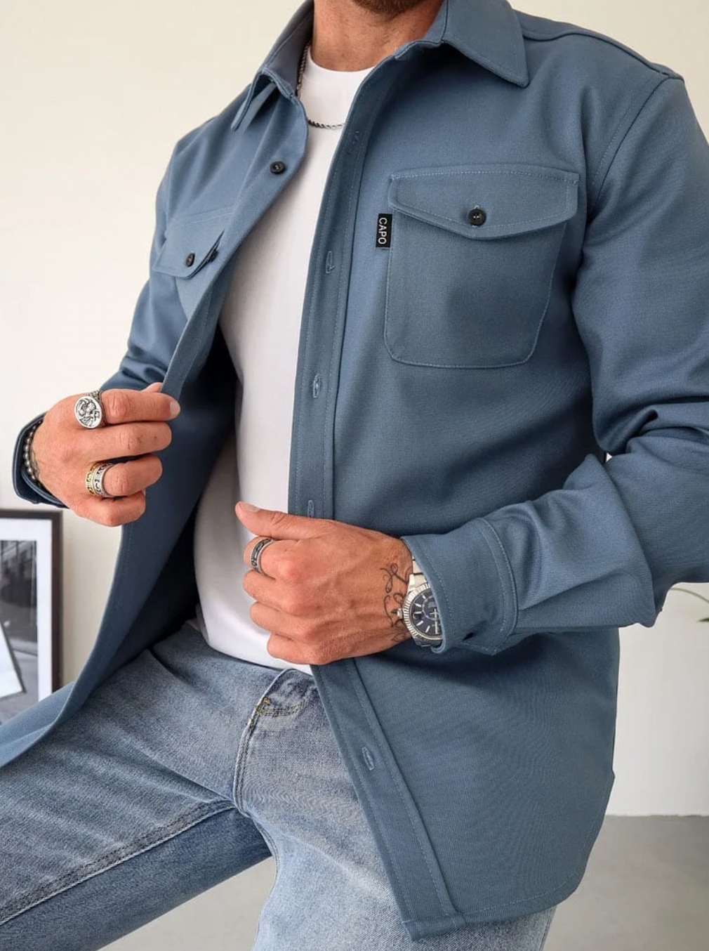 Timeless Men's Long Sleeve Casual Shirt