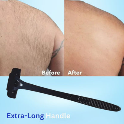 Easy Back Hair Trimmer for Men with Long Handle
