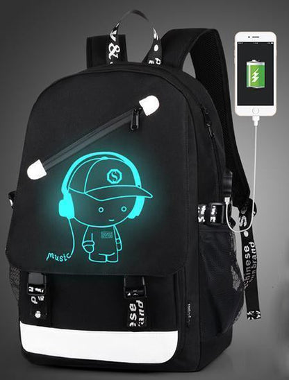 Kids USB Rechargeable School Backpack - Halri