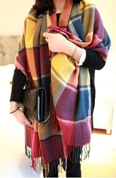 Soft Cashmere Wrap Scarf