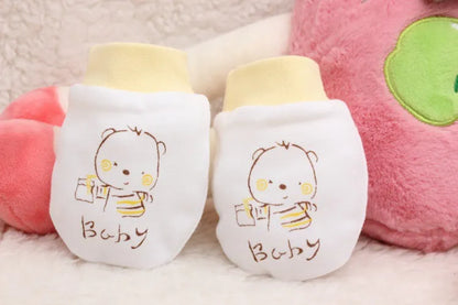 Halri | Gentle Baby Cotton Mitts - Comfortable Baby Scratch Protection