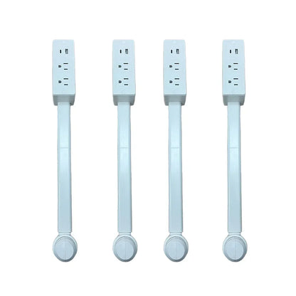 Compact USB Outlet Expander with 180-Degree Rotation