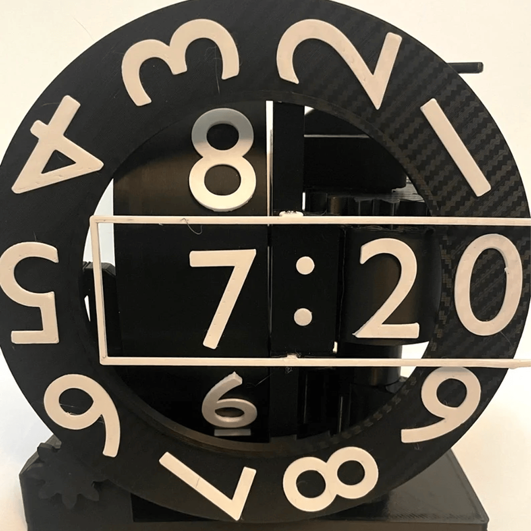 Flip Clock with Rotating Time Display for Home and Office – Halri