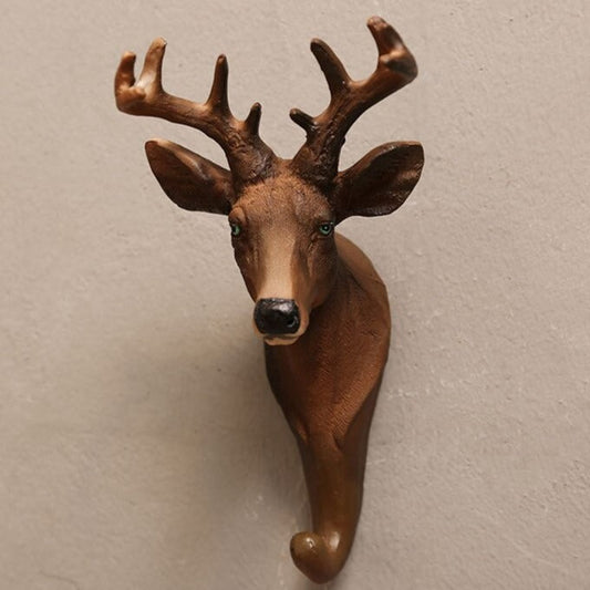 Rustic Animal Shaped Wall Coat Hooks - Halri