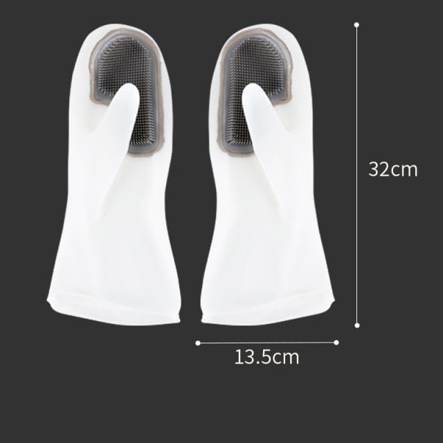 Flexible Rubber Dish Gloves