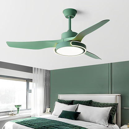 Stylish Ceiling Fan with Light and Remote