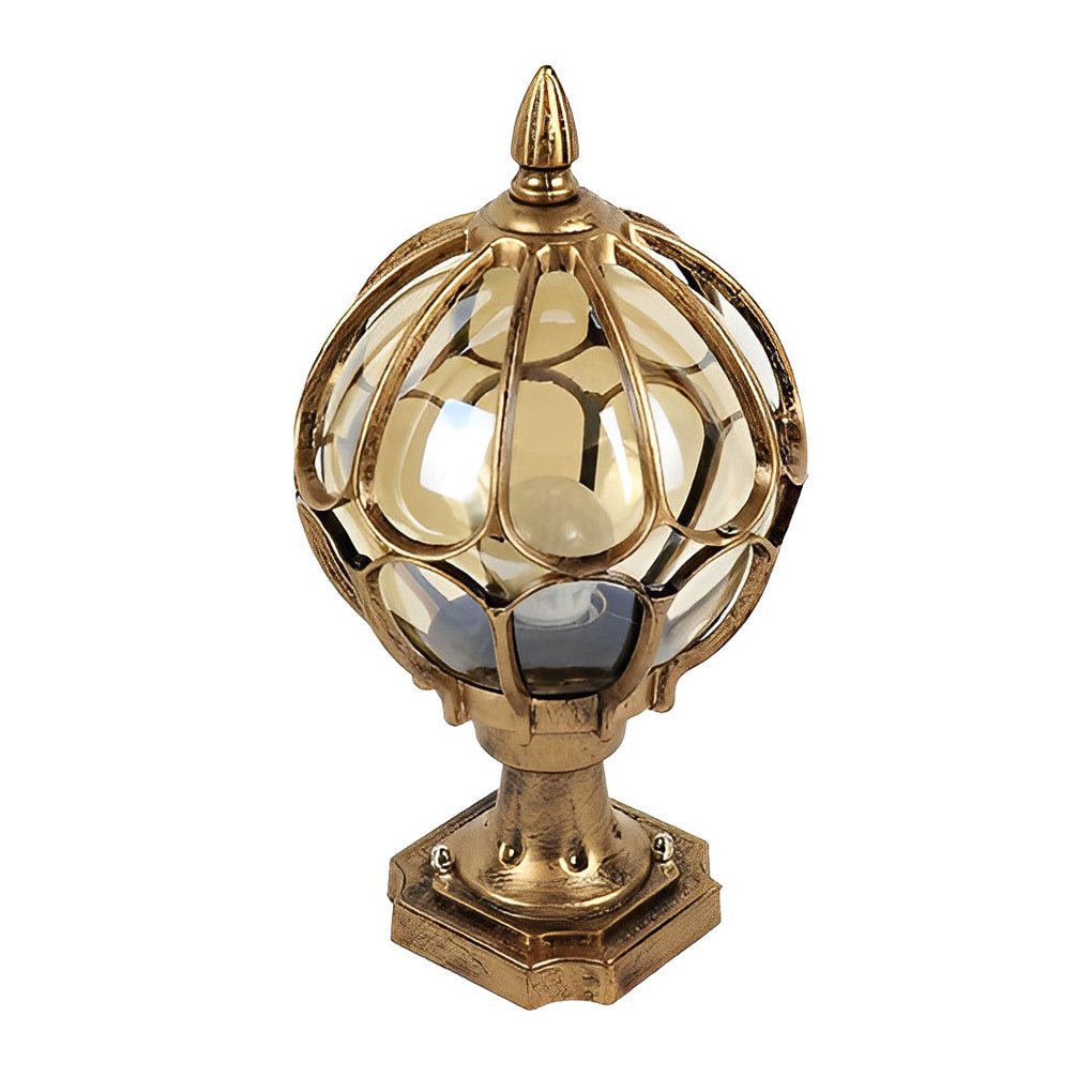 Rustic Antique Style Outdoor Lantern Post Light