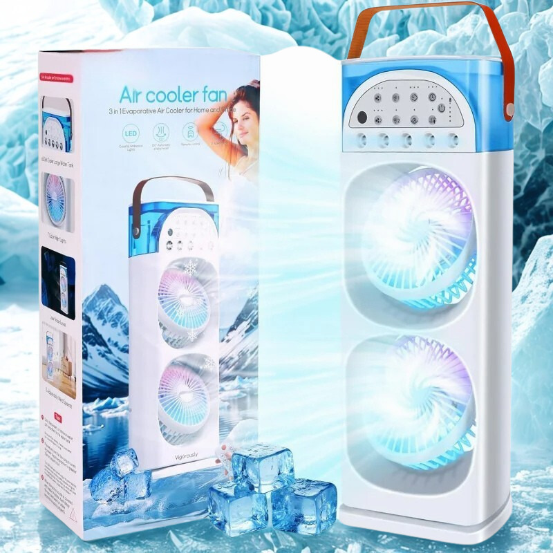 Compact Personal AC with Dehumidifier & Night Light - Halri