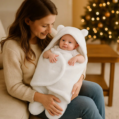 Adorable Bear Baby Blanket and Pajama Set - Halri