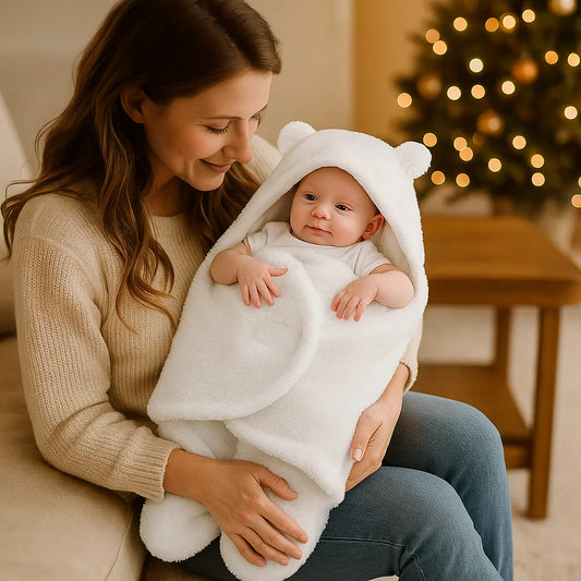 Adorable Bear Baby Blanket and Pajama Set - Halri