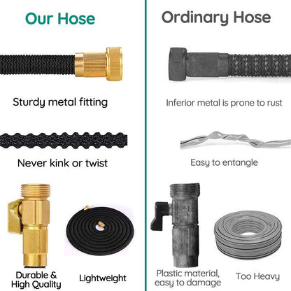 Flexible 100FT Water Hose - Durable & Easy to Use