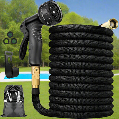 Flexible 100FT Water Hose - Durable & Easy to Use - Halri