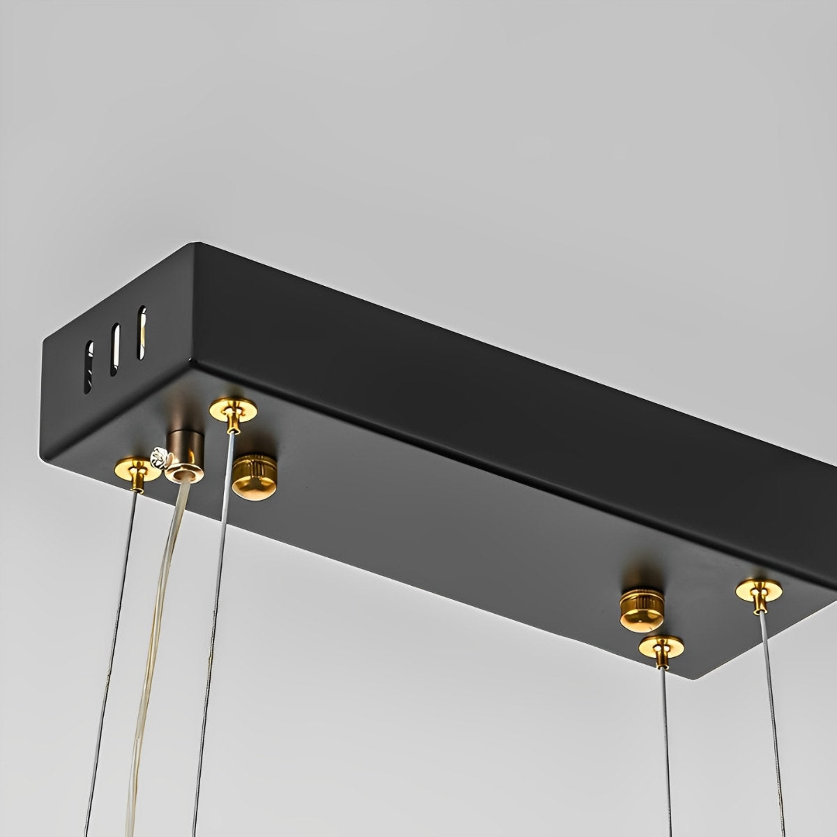 Modern Round Dimmable LED Chandelier Light Fixture