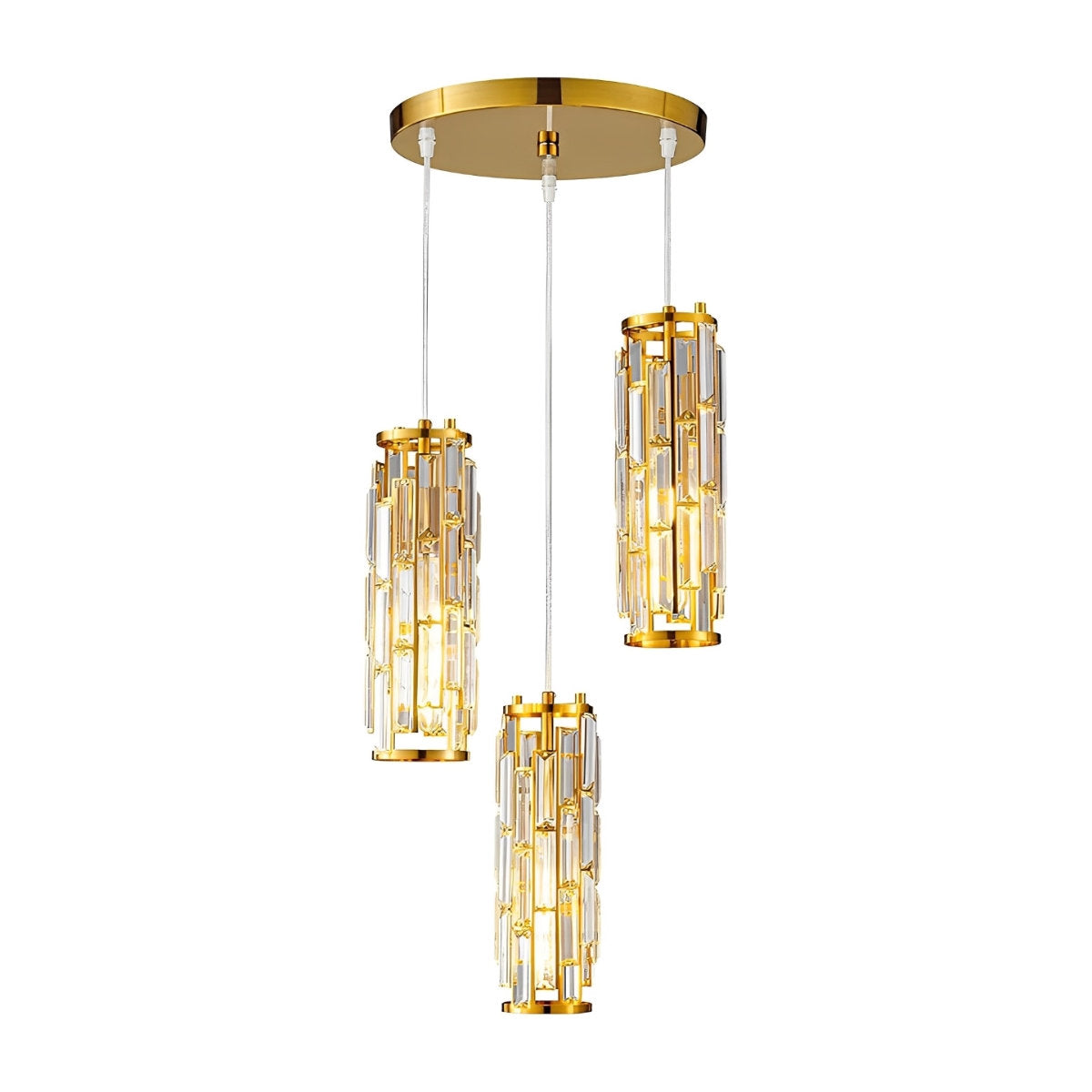 Luxury Metal Glass Pendant Ceiling Light Fixture