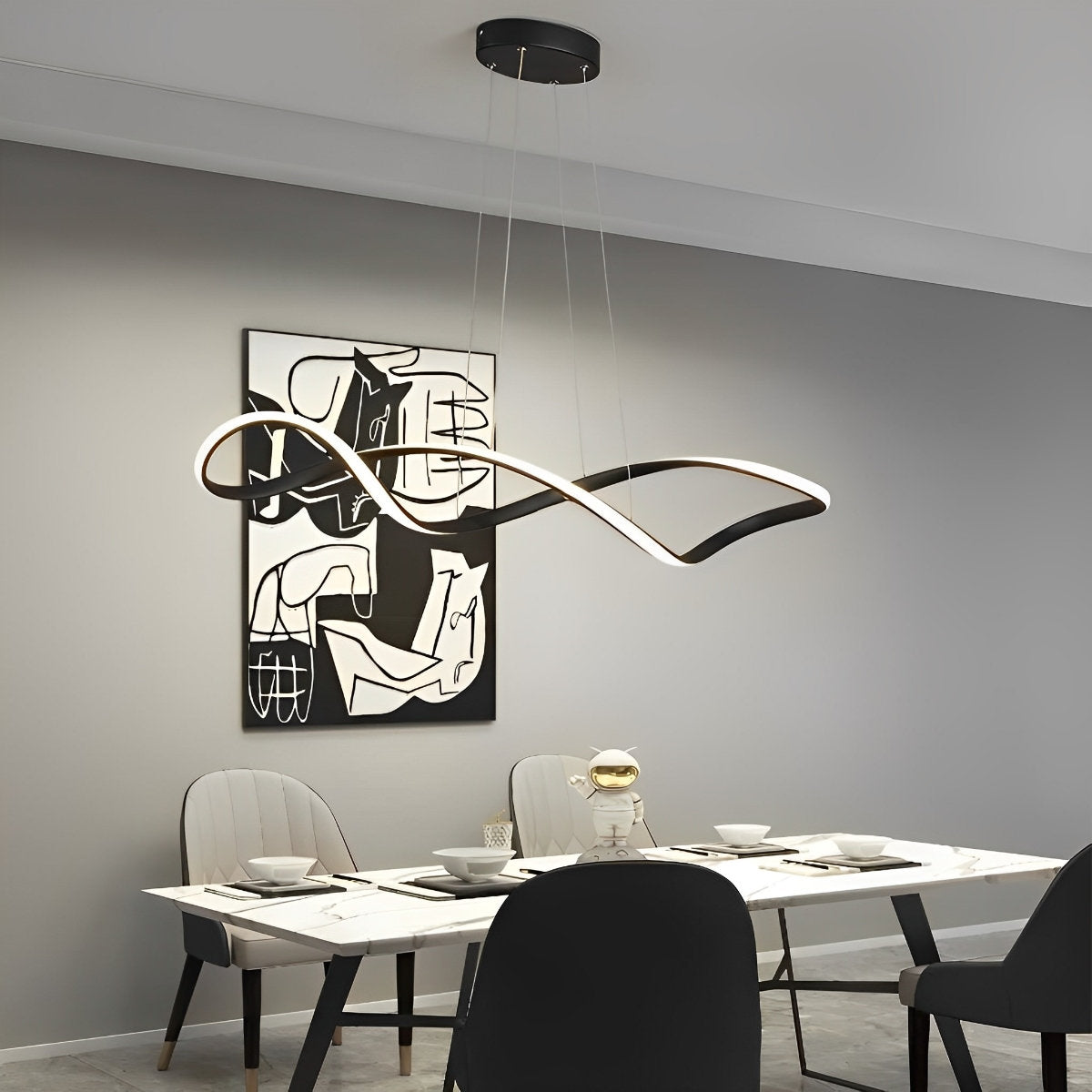 Stylish Dimmable LED Crystal Chandelier Light Fixture