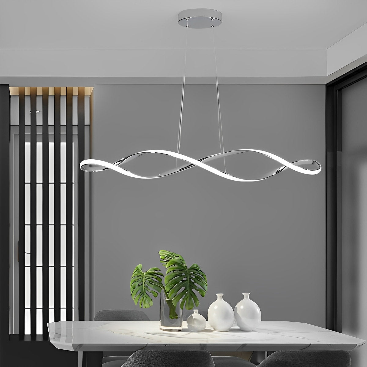 Stylish Dimmable LED Crystal Chandelier Light Fixture
