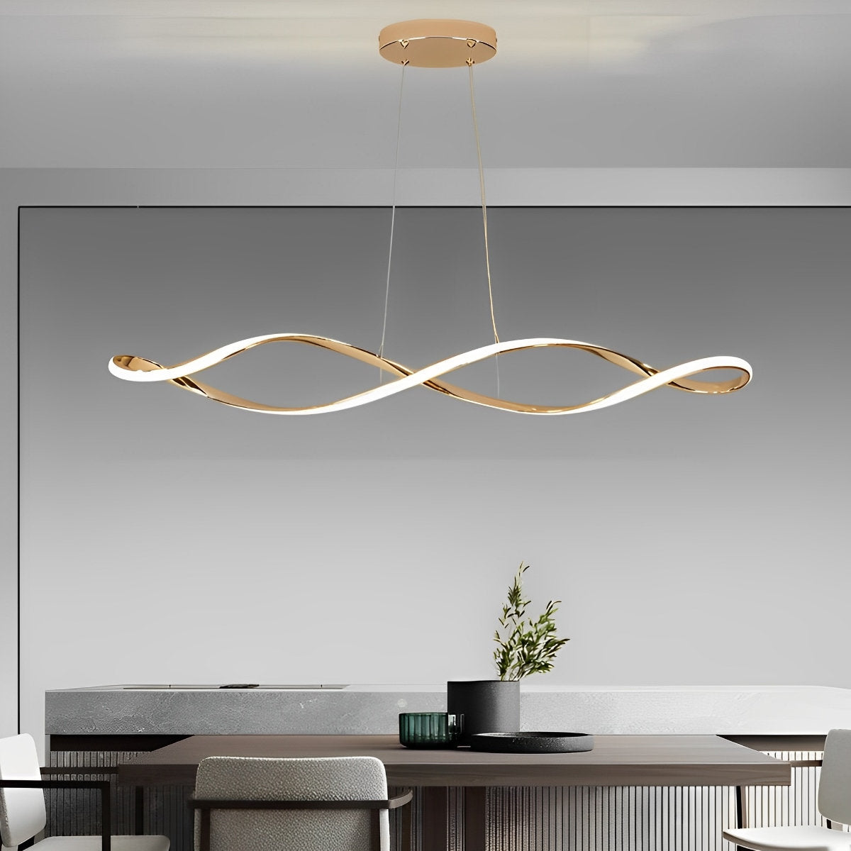 Stylish Dimmable LED Crystal Chandelier Light Fixture