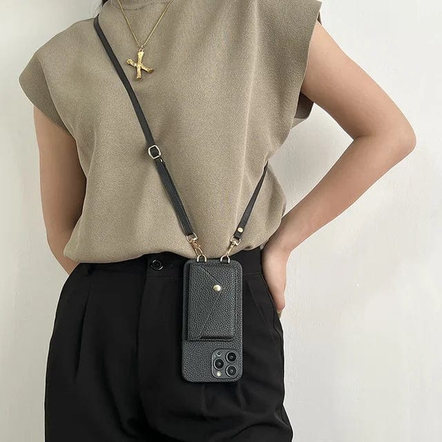 Stylish Leather Phone Purse Case