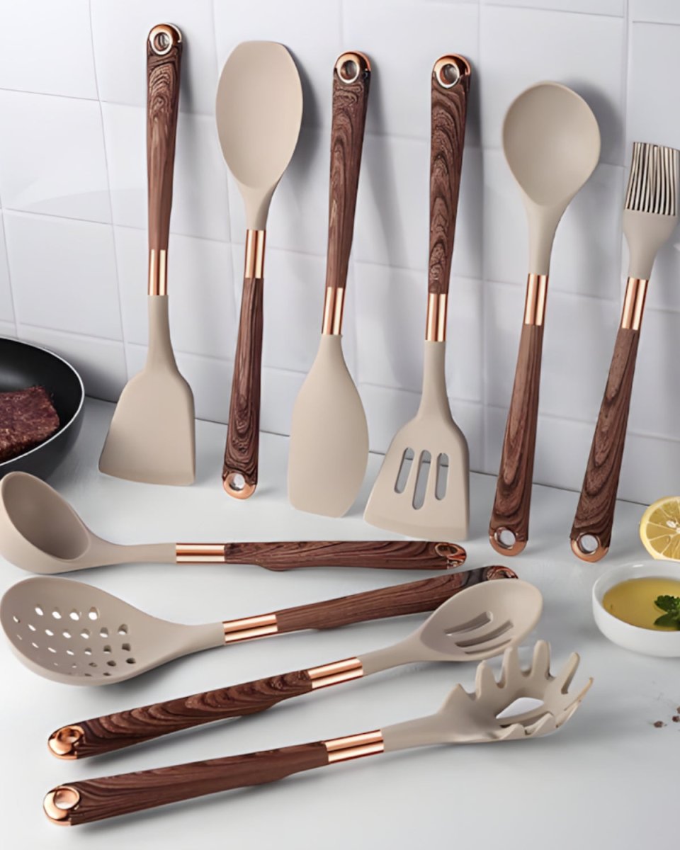 Durable Non-Stick Kitchen Utensil Set for Easy Cooking - Halri