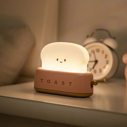 Adorable Toast Shaped Night Lamp
