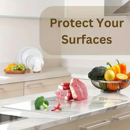 Easy Clean Cutting Board with Non Slip Edge