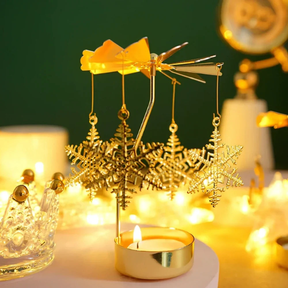 Rotating Candle Holder Display