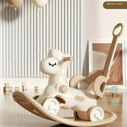 2-in-1 Baby Rocking Horse Balance Bike - Fun Safe Rider